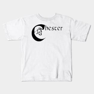 ROMAN CHESTER BLACK Kids T-Shirt